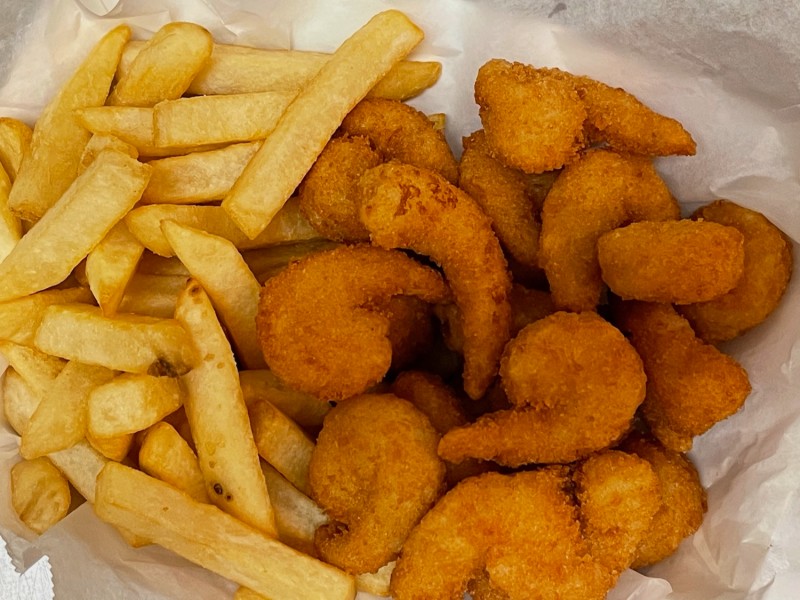 Popcorn Shrimp and French fry rounded-0
