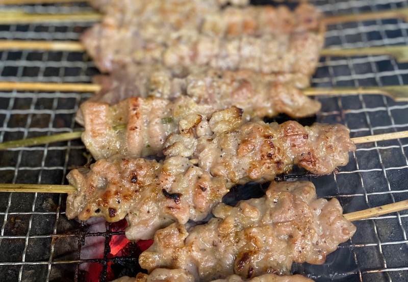 Pork Belly 5 Skewers