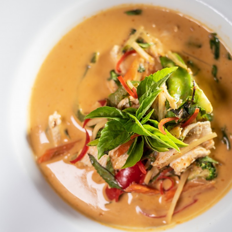 GREEN CURRY WITH ROTI